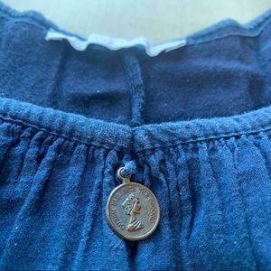 Queen Elizabeth Blue Viscose Blend Top - XS